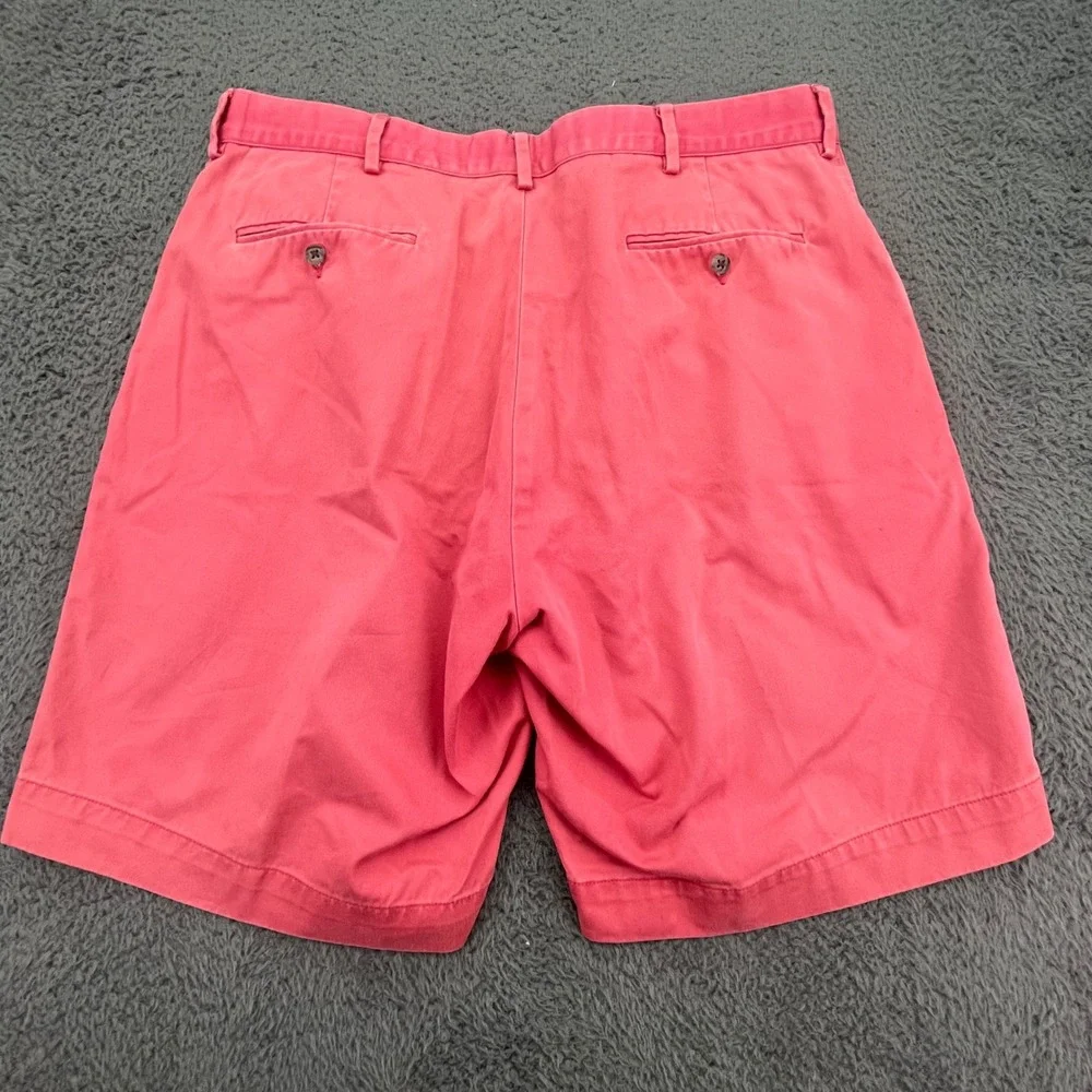 Polo Ralph Lauren Prospect Shorts‎ Mens Size 35 Salmon Pink Casual Cotton